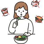 Women Who Have Dietary Restrictions Diet SVG Icon